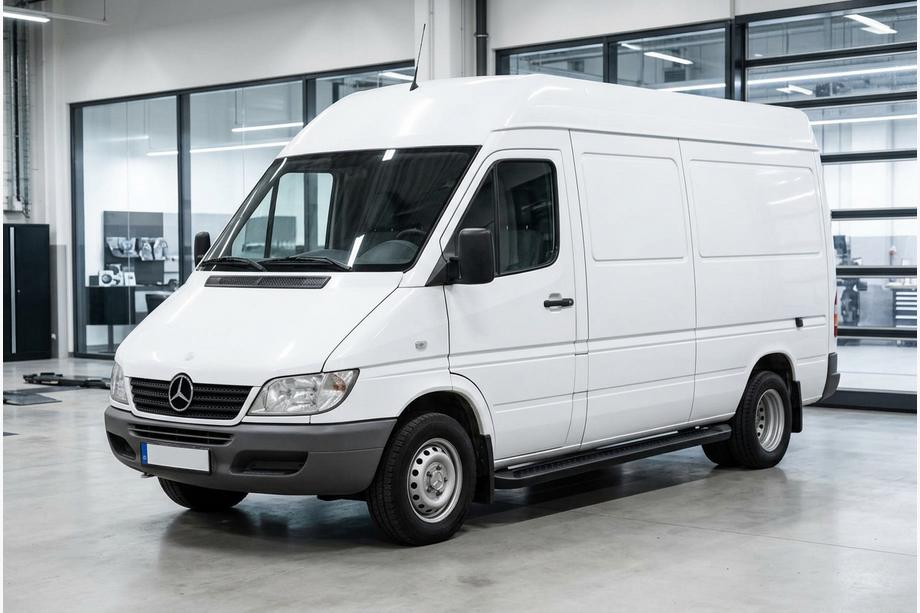 Mercedes Sprinter W901/902/903/904/905 1995–2006 Bočne stopnice Allmond Black (2 kosa, aluminij) Image
