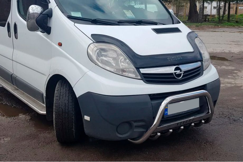 Opel Vivaro 2001–2015 Sprednji zaščitni lok WT003-4 (nerjavno jeklo) Brez napisa Image