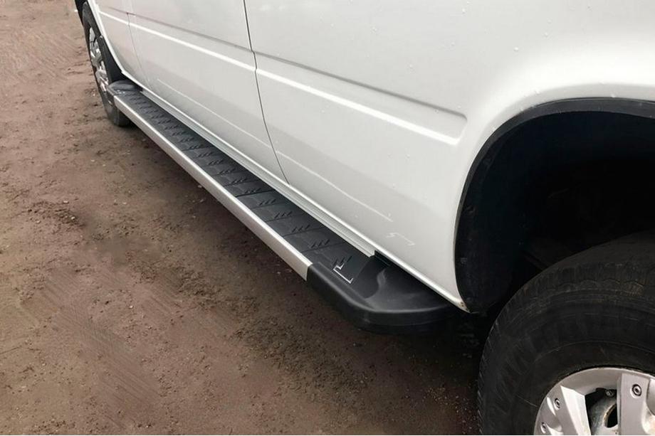 Volkswagen LT 1995–2006 Bočne stopnice RedLine V1 (2 kosa, aluminij) Image