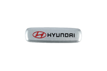 Hyundai Aluminijasta značka za avtomobilske preproge (1 kos) fotografija 1