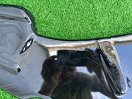Volkswagen Golf 7/E-Golf 2012–2020 Znižano: Sprednji lip spojler DPT V-4 (za R / R-Line HB, 2017-2019, črna visok sijaj) fotografija 5