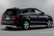 Audi Q7 2005–2015 Zadnji zaščitni lok AK002 (nerjaveče jeklo) fotografija 1