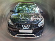 Nissan Qashqai 2007–2010 Sprednji zaščitni lok (nerjaveče jeklo) fotografija 1