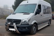 Mercedes Sprinter W906 2006–2018 Prednji zaščitni lok F1-01 (2013-2018, nerjavno jeklo) fotografija 3
