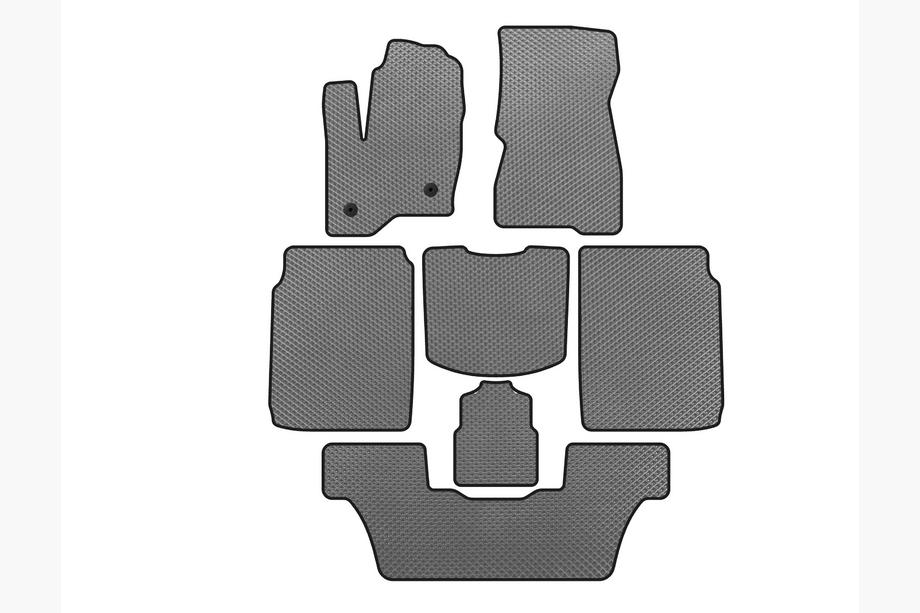 Ford Flex 2009–2019 EVA preproge za kabino (3 vrste, 2013-2019, siva) Image
