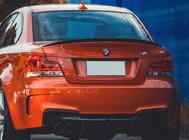 BMW serija 1 E81/E82/E87/E88 2004–2011 Spojler P-Style (za E82, črna sijaj) fotografija 1