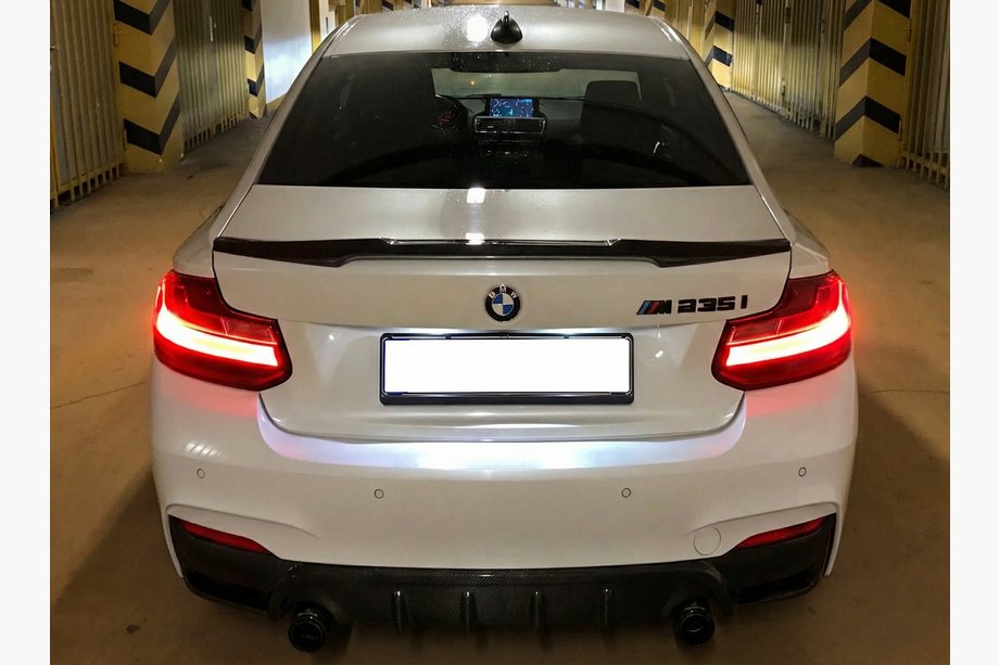BMW serija 2 F22/F23 2014–2021 Spojler M4-Style (za F22, črni sijaj) Image