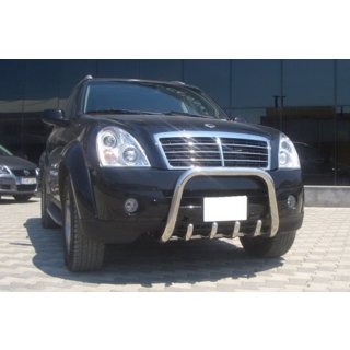 Prednji zaščitni lok QT006 (nerjaveče jeklo) SsangYong Rexton I 2001–2017 fotografija 3