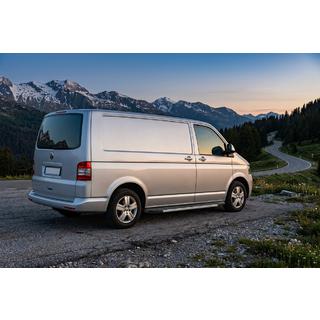 Stranske stopnice Duru (2 kos, aluminij) Volkswagen T5 Transporter 2003–2010 fotografija 2