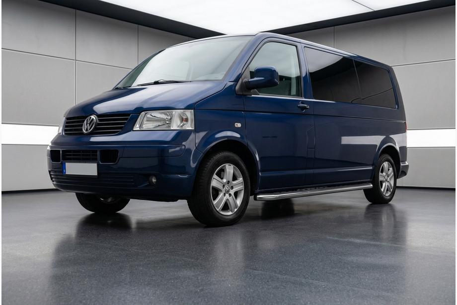Volkswagen T5 Transporter 2003–2010 Stranski pragovi Maydos V1 (2 kos, aluminij ↗ nerjaveče jeklo) Fotografija 1