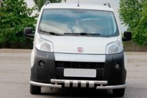 Fiat Fiorino/Qubo 2008–2024 Sprednji zaščitni lok Shark (nerjaveče jeklo) fotografija 1