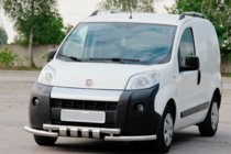 Fiat Fiorino/Qubo 2008–2024 Sprednji zaščitni lok Shark (nerjaveče jeklo) fotografija 3