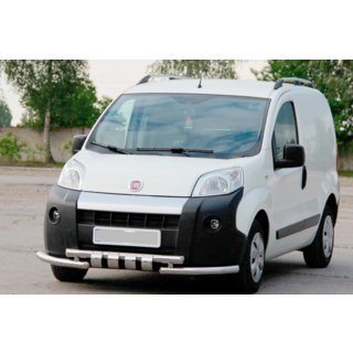 Sprednji zaščitni lok Shark (nerjaveče jeklo) Fiat Fiorino/Qubo 2008–2024 fotografija 3