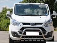 Ford Custom 2013–2022 Prednji zaščitni lok WT003 (nerjaveče jeklo) fotografija 1