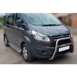 Sprednji zaščitni lok WT006 F1-55 (nerjaveče jeklo) Ford Custom 2013–2022