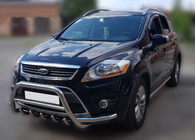 Ford Kuga 2008–2013 Sprednji zaščitni lok (bullbar) WT003-Exclusive (nerjaveče jeklo) fotografija 3
