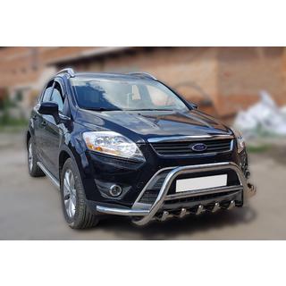 Sprednji zaščitni lok (bullbar) WT003-Exclusive (nerjaveče jeklo) Ford Kuga 2008–2013 fotografija 2