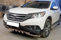 Honda CRV 2012–2016 Sprednji zaščitni lok Shark (nerjaveče jeklo) fotografija 2