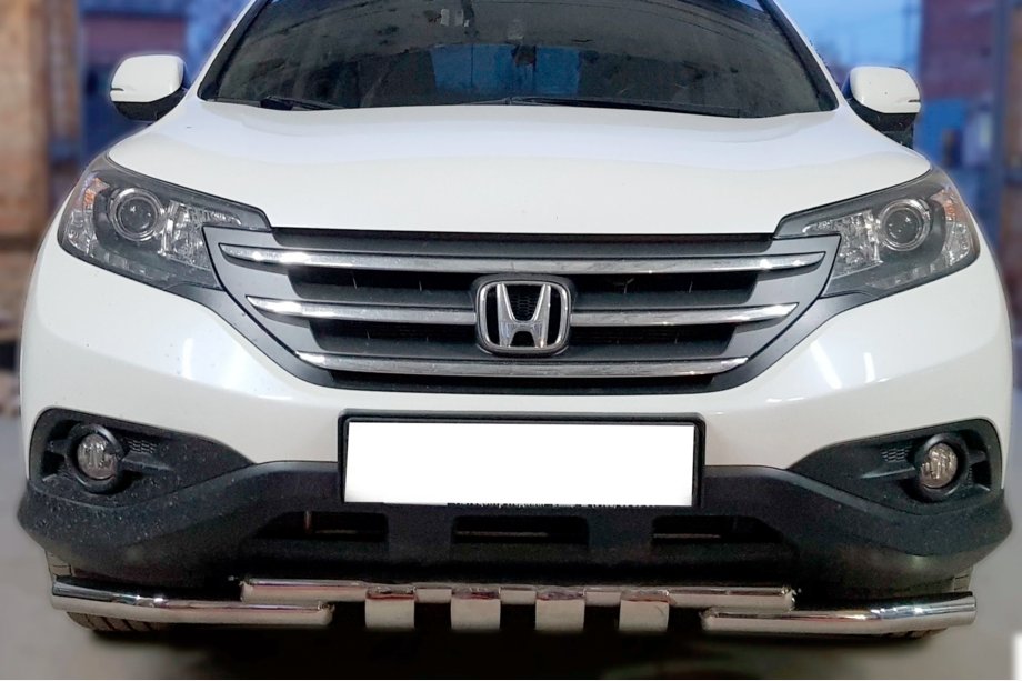 Honda CRV 2012–2016 Sprednji zaščitni lok Shark (nerjaveče jeklo) Image