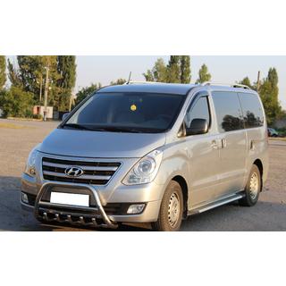 Prednji zaščitni lok WT003 (nerjaveče jeklo) Hyundai H300, H1, Starex 2008–2020 fotografija 2