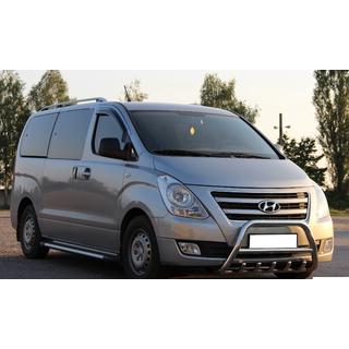 Prednji zaščitni lok WT003 (nerjaveče jeklo) Hyundai H300, H1, Starex 2008–2020 fotografija 3