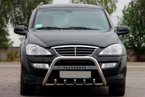SsangYong Action 2005–2018 Sprednji zaščitni lok WT004 (nerjavno jeklo) fotografija 1