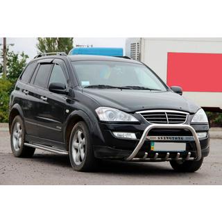 Sprednji zaščitni lok WT004 (nerjavno jeklo) SsangYong Action 2005–2018 fotografija 3