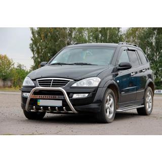 Sprednji zaščitni lok WT004 (nerjavno jeklo) SsangYong Action 2005–2018 fotografija 2