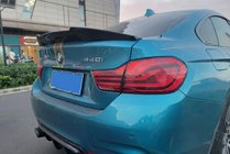 BMW serija 4 F32/F33/F36 2012–2020 Spojler v slogu M4 (za F36, sijajno črn) fotografija 1