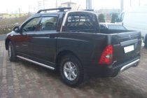 SsangYong Action 2005–2018 Stranske cevi (2 kos, nerjaveče jeklo) fotografija 2