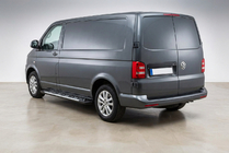Volkswagen T5 2010–2015 Bočni pragovi Sunrise (2 kos, aluminij) Dolga medosna razdalja fotografija 1
