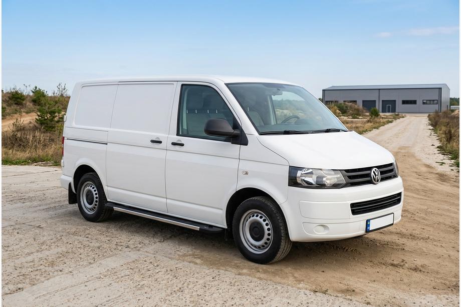 Volkswagen T5 2010–2015 Stranske stopnice RedLine V1 (2 kos, aluminij) Dolga medosna razdalja Image