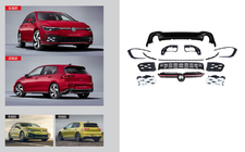 Volkswagen Golf 8 2019– Komplet bodykita GTI (za R-Line) fotografija 1