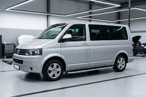 Volkswagen T5 2010–2015 Bočne stopnice Tayga (2 kos, aluminij) fotografija 1