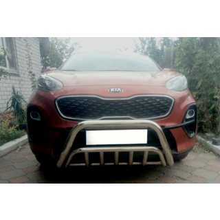 Sprednji zaščitni lok WT002 (nerjaveče jeklo) Kia Sportage 2015–2021 fotografija 1