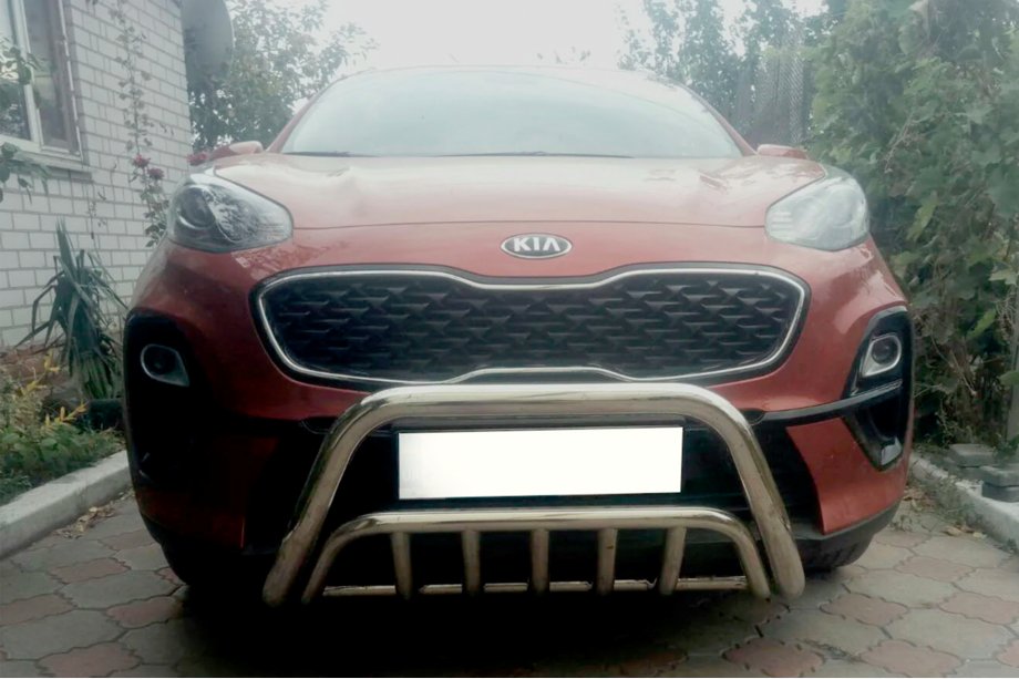 Kia Sportage 2015–2021 Sprednji zaščitni lok WT002 (nerjaveče jeklo) Image