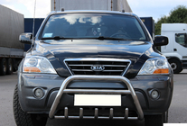 Kia Sorento I BL 2002–2009 Prednji zaščitni lok WT003-2 (nerjaveče jeklo) fotografija 1