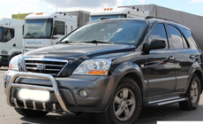 Kia Sorento I BL 2002–2009 Prednji zaščitni lok WT003-2 (nerjaveče jeklo) fotografija 4