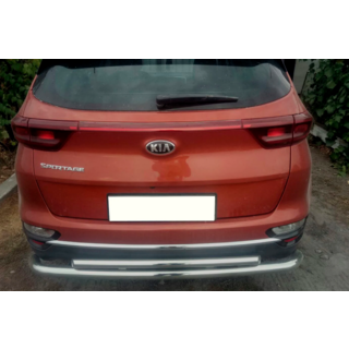 Zadnji zaščitni lok AK002-2 (nerjavno jeklo) Kia Sportage 2015–2021 fotografija 3