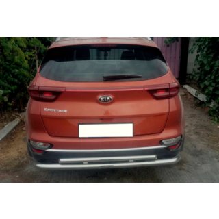 Zadnji zaščitni lok AK002-2 (nerjavno jeklo) Kia Sportage 2015–2021 fotografija 1