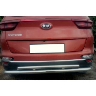 Zadnji zaščitni lok AK002-2 (nerjavno jeklo) Kia Sportage 2015–2021 fotografija 2