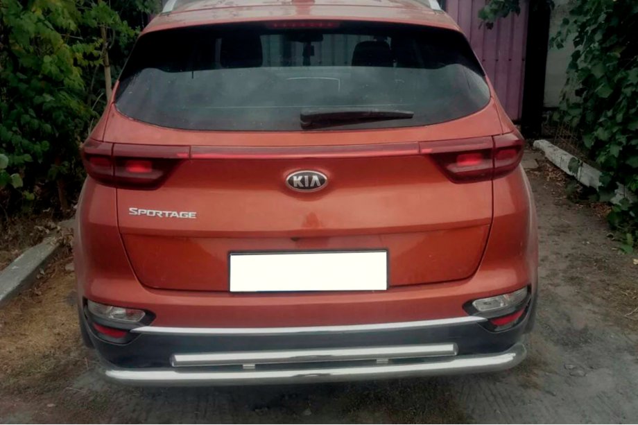 Kia Sportage 2015–2021 Zadnji zaščitni lok AK002-2 (nerjavno jeklo) Image