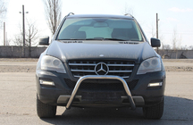 Mercedes ML W164 2005–2011 Sprednji zaščitni lok WT006 (nerjavno jeklo) fotografija 3