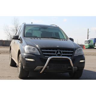 Sprednji zaščitni lok WT006 (nerjavno jeklo) Mercedes ML W164 2005–2011 fotografija 1