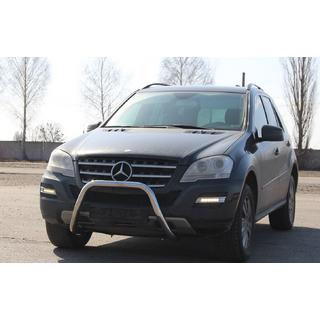 Sprednji zaščitni lok WT006 (nerjavno jeklo) Mercedes ML W164 2005–2011 fotografija 2