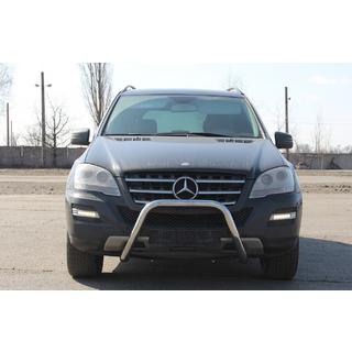 Sprednji zaščitni lok WT006 (nerjavno jeklo) Mercedes ML W164 2005–2011 fotografija 3