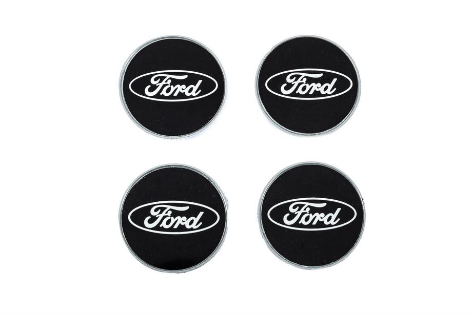 Ford Sredinske kapice platišč 54,5/50 mm črne (4 kos) Image