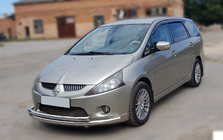 Mitsubishi Grandis 2003–2011 Sprednji zaščitni lok ST014 (nerjavno jeklo) fotografija 2