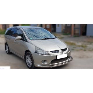 Sprednji zaščitni lok ST014 (nerjavno jeklo) Mitsubishi Grandis 2003–2011 fotografija 3