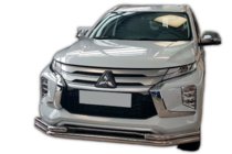 Mitsubishi Pajero Sport 2015– Sprednji zaščitni lok ST085 (2020+, nerjavno jeklo) fotografija 2